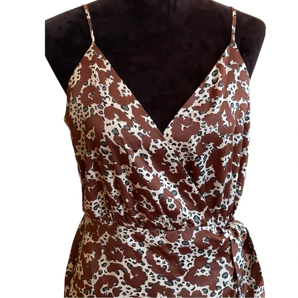 MOON RIVER MULTI PRINT SHEATH DRESS SZ LG - Picture 2 of 9